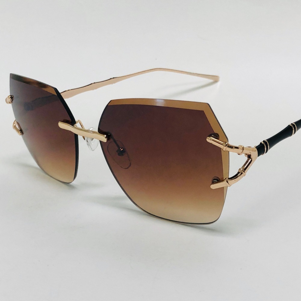 Oversized Sunglasses Women Fashion Designer Shades Trendy Elegant Luxury Lentes‎